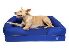 Load image into Gallery viewer, Large Imperial Dog Bed - Blue