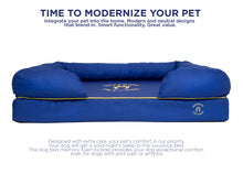 Load image into Gallery viewer, Extra Large Imperial Dog Bed - Blue