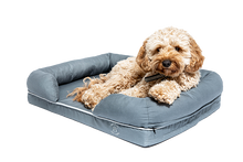 Load image into Gallery viewer, Small Imperial Dog Bed - Grey
