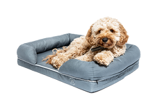 Load image into Gallery viewer, Small Imperial Dog Bed - Grey
